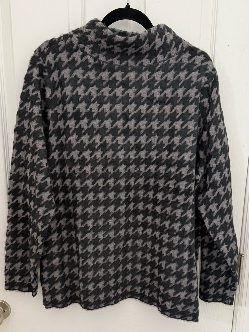 NWT - J. Jill Wearever Houndstooth Jacquard Sweater size 2x
